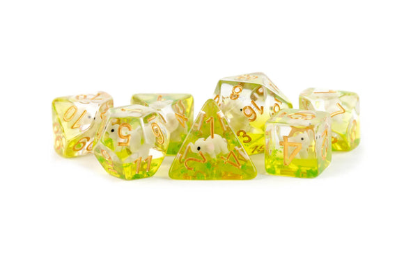 Elephant Dice 16mm Resin Poly Dice Set