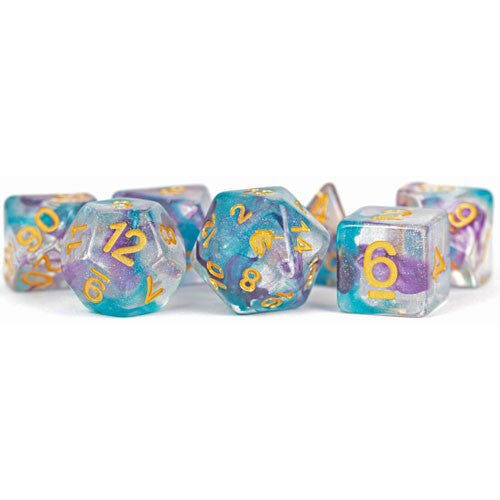 Metallic Dice Games: 16mm Polyhedral Set - Unicorn - Fancy Fae (7)